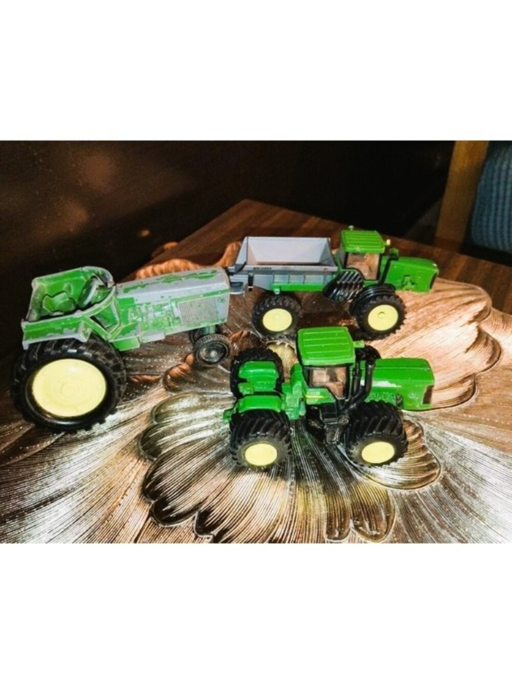 Vintage & Newer John Deere Tractor Toys Die Cast Mini Trucks Metal & Not